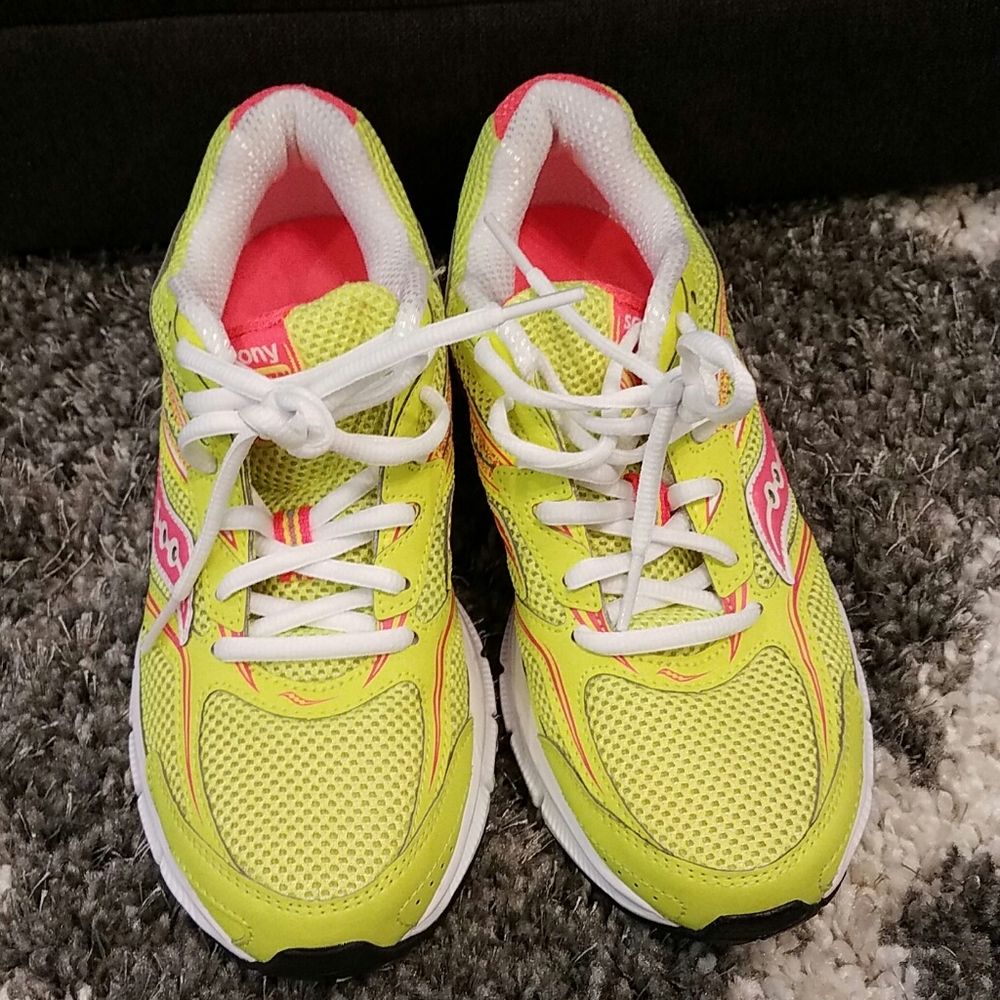 Saucony running shoes.